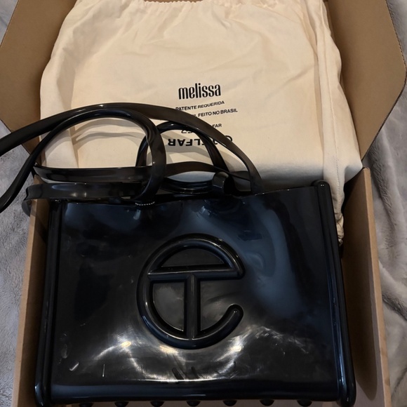 Telfar Melissa Black Jelly Tote - Picture 5 of 8